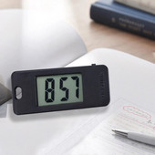 Mini otthoni digitális órák Csendes elektronikus kulcstartó karóra Hordozható diákvizsga asztali LED-es óra Idő nap Kijelző