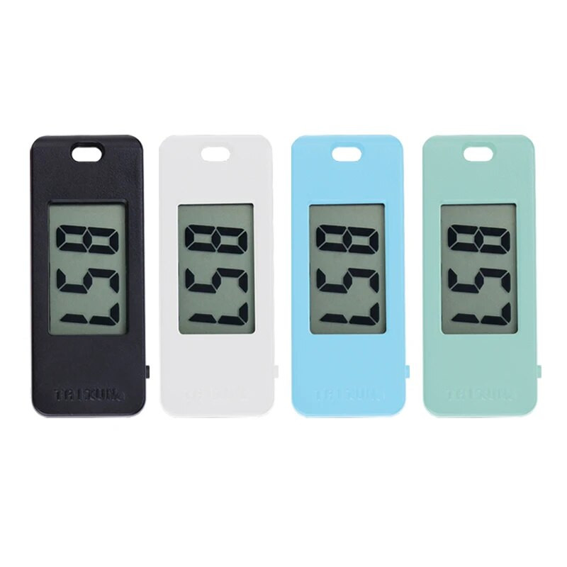 Mini namų skaitmeniniai laikrodžiai tylūs elektroniniai raktų pakabukai, nešiojamas studento egzamino stalinis LED laikrodis laiko dienos ekranas