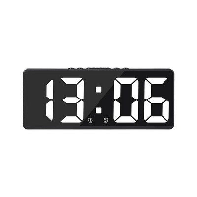 K83 Ξυπνητήρι προβολής LED Ψηφιακά επιτραπέζια ρολόγια USB Ρολόι αφύπνισης με ώρα προβολής 180° Επιτραπέζιο ρολόι αναβολής