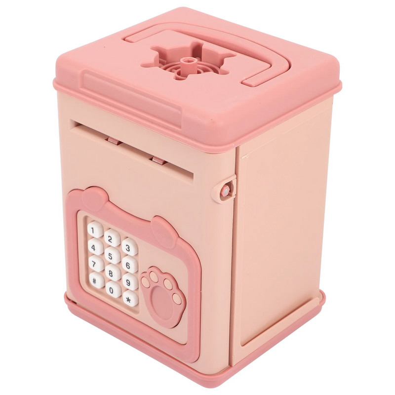 Електрическа касичка за малки деца Настолен контейнер за монети Момчета Банки за деца Анимационни пластмасови играчки за парти