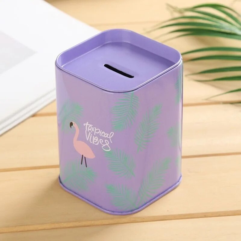 Креативна анимационна касичка фламинго Голяма детска играчка Подарък Декорация на дома Кутия за пари Кутия за спестявания Касичка за монети Банкнота