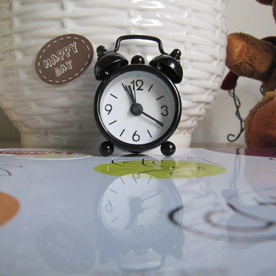 Creative Cute Mini Metal Μικρό Ξυπνητήρι Ηλεκτρονικό Μικρό Ξυπνητήρι