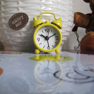 Creative Cute Mini Metal Μικρό Ξυπνητήρι Ηλεκτρονικό Μικρό Ξυπνητήρι