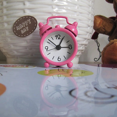Creative Cute Mini Metal Μικρό Ξυπνητήρι Ηλεκτρονικό Μικρό Ξυπνητήρι