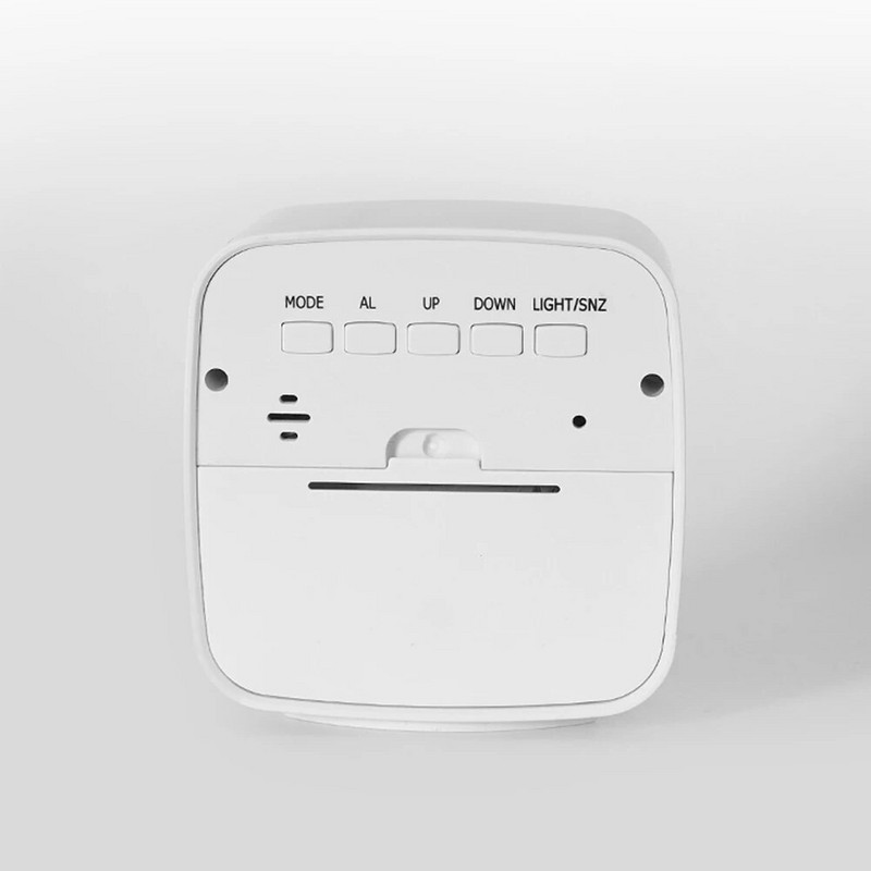 Цифров будилник Дисплей за време и дата Електронен монитор за температура и влажност за декорация на домашен офис в спалнята