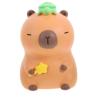 Διακόσμηση Capybara Piggy Bank για κρεβατοκάμαρα σε σχήμα ζώου Παιδικό οικιακό χρήμα Vinyl Clear Banks Kids