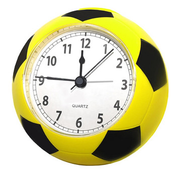 Ποδόσφαιρο Δημιουργικό Επιτραπέζιο Ρολόι Απλοποιημένο Μαθητικό Αθόρυβο Ξυπνητήρι Αρχική Επιφάνεια εργασίας Χαριτωμένα παιδικά κινούμενα σχέδια Ώρα διασκέδασης Αγγλικό ρολόι