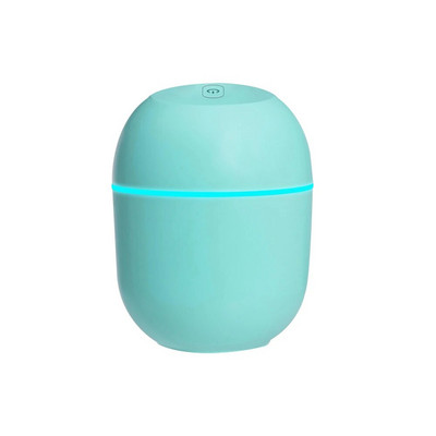 Mini humidificateur d`air portable USB avec lumière LED, diffuseur d`huiles essentielles, brumisateur pour la maison et la voiture, vapeur pour le visage, sortie USB 5V, 220ml