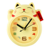 Creative Cartoon Lucky Cat Ξυπνητήρι Μίνι διακόσμηση τραπεζιού Φοιτητής χαριτωμένο πλαστικό