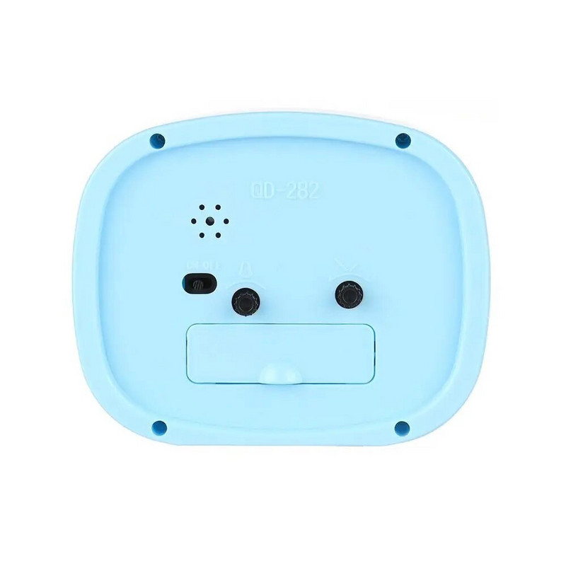 Креативен будилник в бонбонени цветове Прост кварцов часовник с номера с ниско ниво на шум, работещ с батерии, без отметки Нощни часовници за спалня Декорация на дома