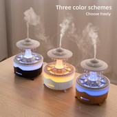 Humidificateur avec lumière LED, effet pluie et nuage, diffuseur d`huiles essentielles, aromathérapie, son goutte d`eau et 7 document