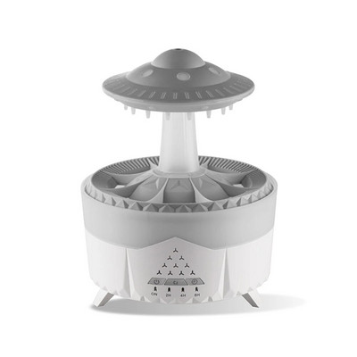 Humidificateur avec lumière LED, effet pluie et nuage, diffuseur d`huiles essentielles, aromathérapie, son goutte d`eau et 7 document