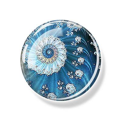 Sea Turtle Fridge Magnet Shark Dolphin Starfish Seahorse 30mm Γυάλινο Μαγνητικό Αυτοκόλλητο Διακοσμητικό Ψυγείο Αναμνηστικά Ωκεανού