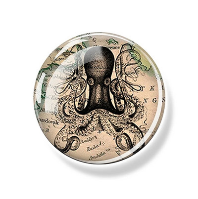Sea Turtle Fridge Magnet Shark Dolphin Starfish Seahorse 30mm Γυάλινο Μαγνητικό Αυτοκόλλητο Διακοσμητικό Ψυγείο Αναμνηστικά Ωκεανού