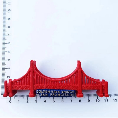 US Fridge Stickers Florida San Francisco Golden Gate Bridge Chicargo Boston Hawaii California Souvenirs America Fridge Magnets