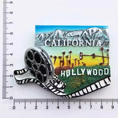 US Fridge Stickers Florida San Francisco Golden Gate Bridge Chicargo Boston Hawaii California Souvenirs America Fridge Magnets