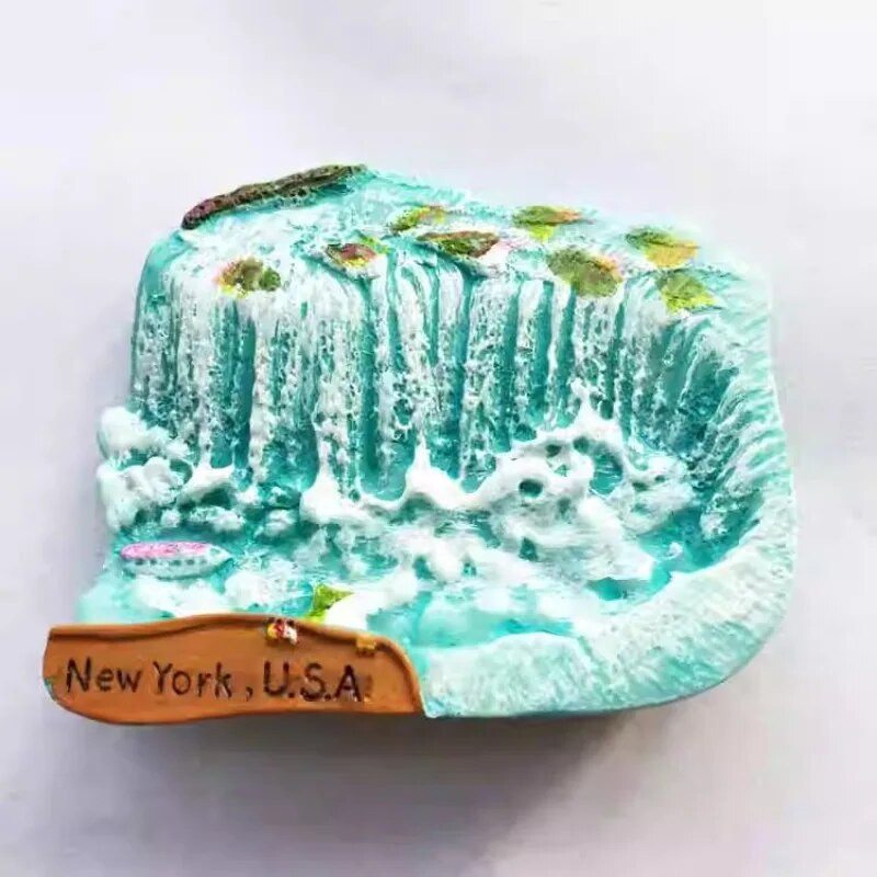 САЩ Стикери за хладилник Флорида Сан Франциско Голдън Гейт Бридж Чикарго Бостън Хавай Калифорния Сувенири Америка Магнити за хладилник