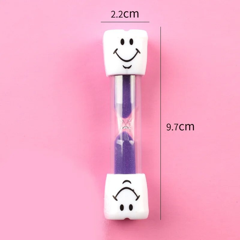 3-минутно усмихнато лице Миене на зъби Пясъчен часовник Пясъчен таймер Пясъчен часовник Настолен орнамент Пясъчен часовник Детски подарък Декорация на дома