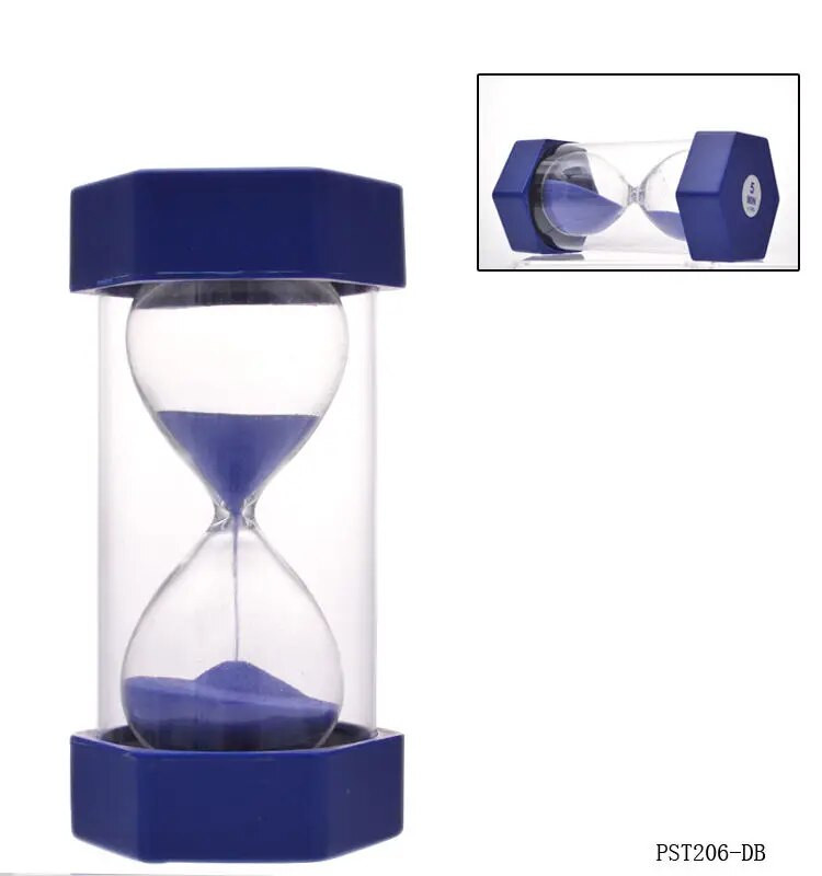 5/10/15/30/45/60 минути Шестоъгълен пясъчен часовник Устойчивост на падане Пясъчен часовник Игра Детски подарък Кухненски таймер Пясъчен часовник Декорация за дома