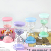 Γυάλινη κλεψύδρα 1/3/5/10/15/20/25/30 Minutes Sand Clock Sand Timer Desktop Στολίδι Sandglass Παιδικά δώρα για παιδιά Διακόσμηση σπιτιού