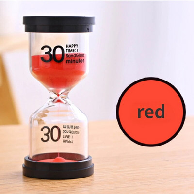 Νέο Sand Timer 6 Colors Κλεψύδρα 1/3/5/10/15/30/60 Sandglass Timer Ρολόι Ρολόι Δώρο Παιδικό Χρονόμετρο άμμου Ώρα Διακόσμηση σπιτιού