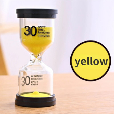 Νέο Sand Timer 6 Colors Κλεψύδρα 1/3/5/10/15/30/60 Sandglass Timer Ρολόι Ρολόι Δώρο Παιδικό Χρονόμετρο άμμου Ώρα Διακόσμηση σπιτιού