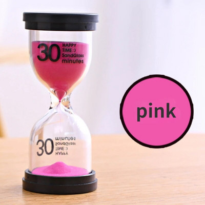 Νέο Sand Timer 6 Colors Κλεψύδρα 1/3/5/10/15/30/60 Sandglass Timer Ρολόι Ρολόι Δώρο Παιδικό Χρονόμετρο άμμου Ώρα Διακόσμηση σπιτιού