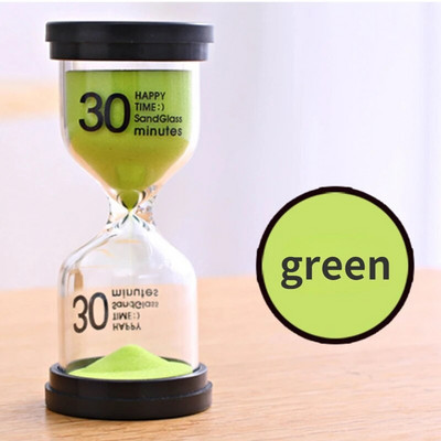 Νέο Sand Timer 6 Colors Κλεψύδρα 1/3/5/10/15/30/60 Sandglass Timer Ρολόι Ρολόι Δώρο Παιδικό Χρονόμετρο άμμου Ώρα Διακόσμηση σπιτιού