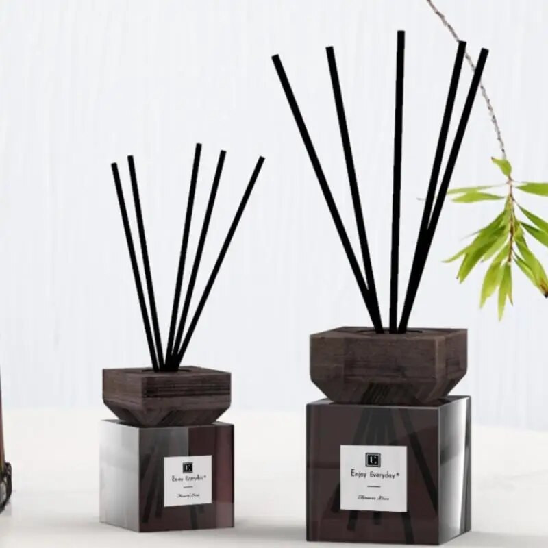 10 tk 3mm pilliroost hajuti asenduspulk DIY käsitsi valmistatud kodukaunistus Eriti paksud rotangist pillirooõli difuusori täitepulgad