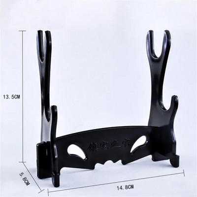 Mini samurajų kardo katanos laikiklis prie sienos tvirtinamas kardo ekrano stovas kardo ekrano stovo pagrindas darbalaukio laikymo stovo laikiklio laikiklis