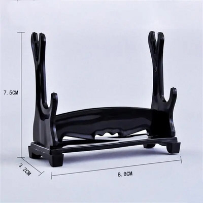 Mini samurajų kardo katanos laikiklis prie sienos tvirtinamas kardo ekrano stovas kardo ekrano stovo pagrindas darbalaukio laikymo stovo laikiklio laikiklis