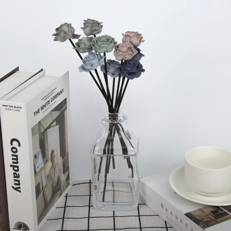 10 бр. Резервна пръчка за велурено кадифено цвете с тръстиков дифузер Направи си сам ръчно изработен домашен декор Изключително дебели пръчки за пълнене на дифузьор с ратаново масло