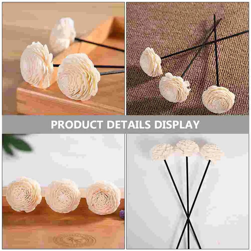 5 бр. Пръчки за дифузьор на цветя Етерично масло Пръчки за дифузер от ратан Замяна на дифузьор от ратан