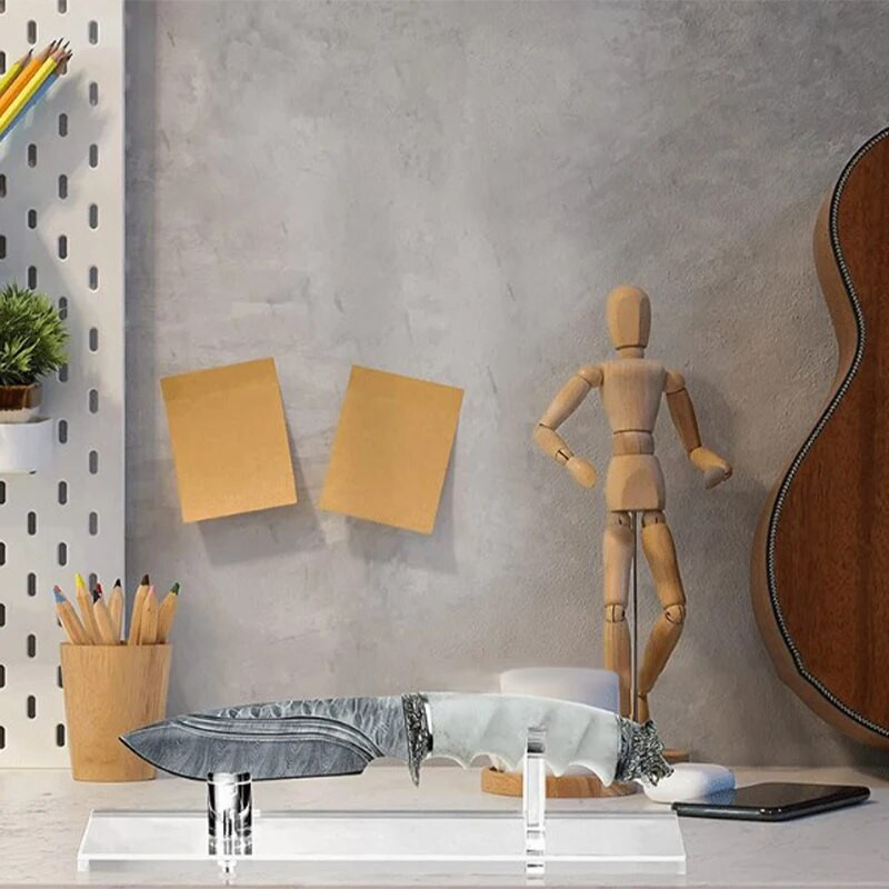 Akrüülist nugade vitriin tugiraamiga kööginoahoidja Saber Collection vitriinide hoidik Kodukaunistamise tarvikud