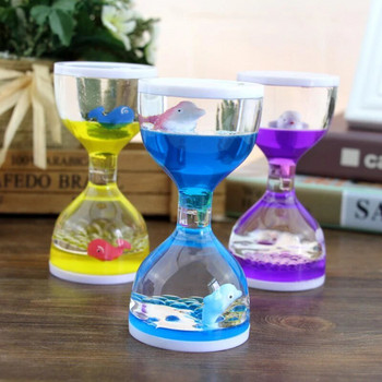 Υγρό χρονοδιακόπτη κλεψύδρας Bubble Timer Fashion Stable Construction Oil Hourglass Releasing Anxiety Oil Kids Toy