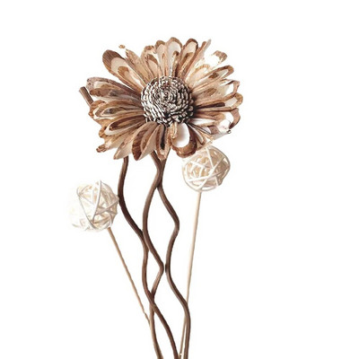 6 ΤΕΜ. Daisy Flower Fragrance Stick Fireless Aromatherapy Rattan Sticks Fragrance Diffuser DIY Home Decor