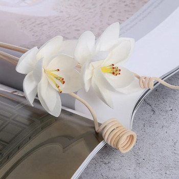 5 τμχ Ανταλλακτικό ραβδί αντικατάστασης καλαμιού σε σχήμα λουλουδιού DIY Χειροποίητο ντεκόρ σπιτιού Εξαιρετικά παχύ μπαστούνια επαναπλήρωσης λαδιού από καλάμι από ρατάν