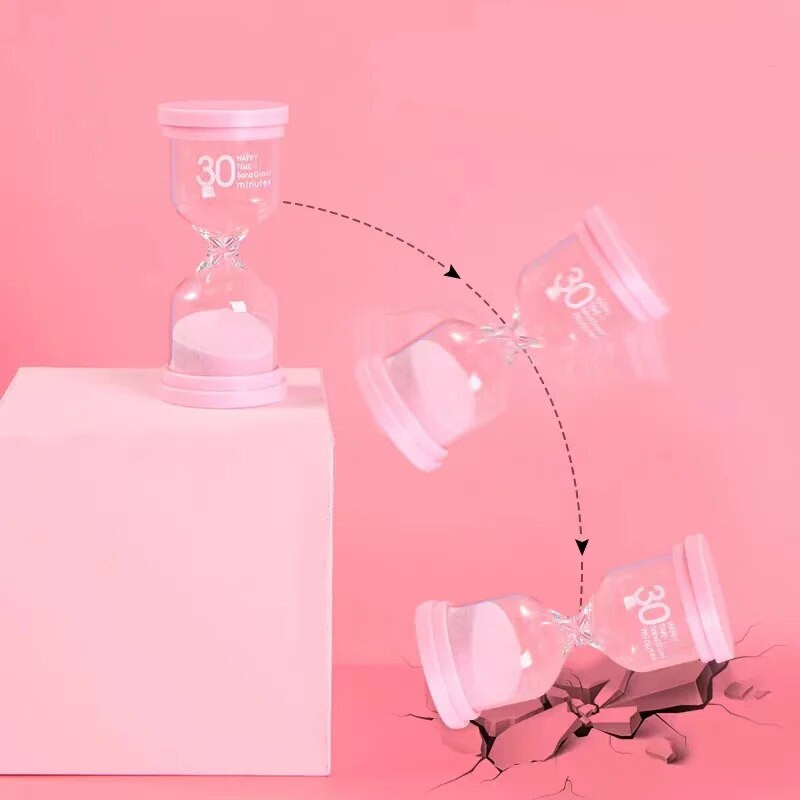 Пясъчен часовник 1/3/5/8/10/15/30 минути Пясъчен таймер Пясъчен часовник Настолен орнамент Тоалетна Таймер Деца Детски подарък Декорация на дома
