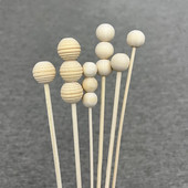 6 tk puidust pallipulgad kodulõhnaõli õli aroomiteraapia hajuti rotangist pulgad Pilliroo hajutipulgad DIY kodukaunistuseks