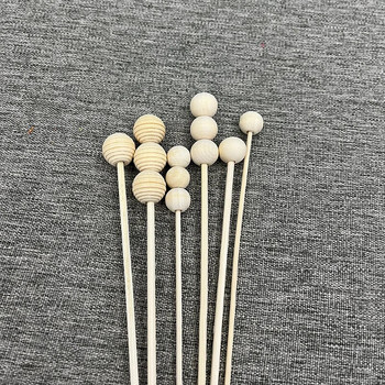 6 τμχ Ξύλινα μπαλάκια για το σπίτι Αρωματικό λάδι Αρωματοθεραπείας Διαχύτης Rattan Sticks Reed Diffuser Sticks DIY Διακόσμηση σπιτιού