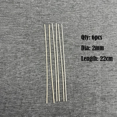 6 tk puidust pallipulgad kodulõhnaõli õli aroomiteraapia hajuti rotangist pulgad Pilliroo hajutipulgad DIY kodukaunistuseks