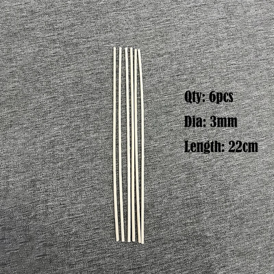 6 tk puidust pallipulgad kodulõhnaõli õli aroomiteraapia hajuti rotangist pulgad Pilliroo hajutipulgad DIY kodukaunistuseks