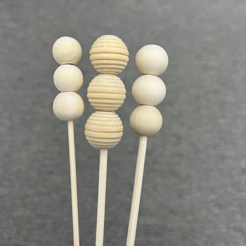 6 vnt medienos kamuoliukų lazdelės namų kvapų aliejaus aromaterapiniam difuzorius rotango lazdelės nendrių difuzoriaus lazdelės pasidaryk pats namų dekoravimui