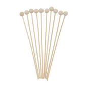 10 ΤΕΜ. Ξύλινη σφαίρα Fireless Aroma Reed Diffuser Sticks Fragrance Diffuser Aromatherapy Rattan Reed Stick DIY Διακόσμηση σπιτιού