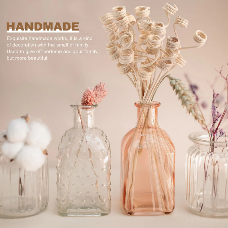 20 бр. Ароматерапия с етерично масло от лавандула Резервна пръчица Стаен дифузьор Пръчки Цветя Дървени аксесоари Инструмент Изсушен домашен прът