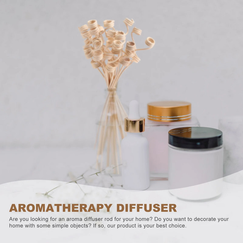 20 бр. Ароматерапия с етерично масло от лавандула Резервна пръчица Стаен дифузьор Пръчки Цветя Дървени аксесоари Инструмент Изсушен домашен прът