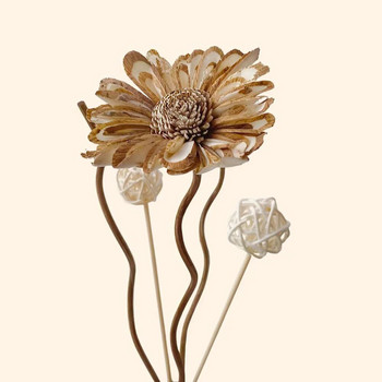 6 ΤΕΜ. Daisy Flower Fragrance Stick Fireless Aromatherapy Rattan Sticks Fragrance Diffuser DIY Home Decor