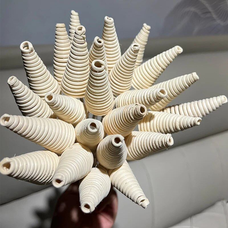 10 бр. 25 см къдрави ратанови пръчици Ароматерапевтична летлива пръчица Тръстикови дифузьорни пръчици Ароматно масло за дома Летливи аксесоари