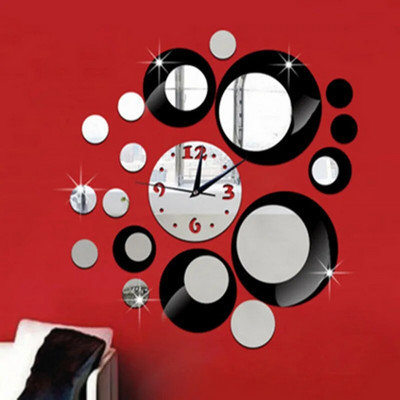 Uus 3D kristallobjektiiviga kolmemõõtmeline DIY kell, seinakell, kristallkuuli kombinatsiooni suurus tasuta kohaletoimetamine