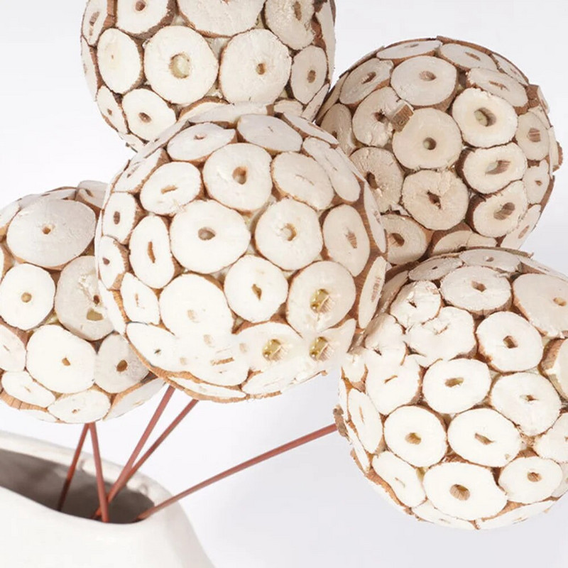 1 бр. Диаметър 6 см топка Ароматерапия на закрито Етерично масло Освежител за въздух Ратан Баня Офис Фитнес зала Декорация на дома Тръстикова дифузьорна пръчка